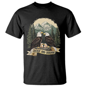 Funny Jackie And Shadow Eagle Family Matching T Shirt Eagle Lover TS11 Black Print Your Wear
