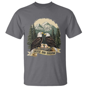 Funny Jackie And Shadow Eagle Family Matching T Shirt Eagle Lover TS11 Charcoal Print Your Wear