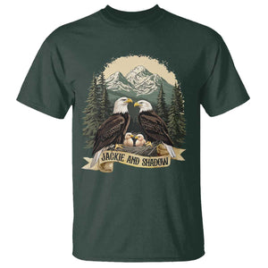 Funny Jackie And Shadow Eagle Family Matching T Shirt Eagle Lover TS11 Dark Forest Green Print Your Wear