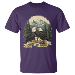 Funny Jackie And Shadow Eagle Family Matching T Shirt Eagle Lover TS11 Purple Print Your Wear