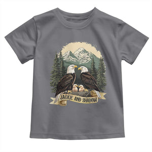 Funny Jackie And Shadow Eagle Family Matching Toddler T Shirt Eagle Lover TS11 Charcoal Print Your Wear