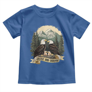 Funny Jackie And Shadow Eagle Family Matching Toddler T Shirt Eagle Lover TS11 Royal Blue Print Your Wear