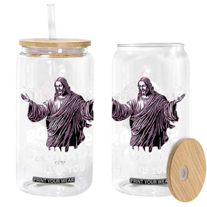 Funny Jesus Glass Can Stunads All Of You TS02 Black Print Your Wear