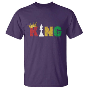 Funny Juneteenth King T Shirt Black Father Chess African American TS11 Purple Print Your Wear