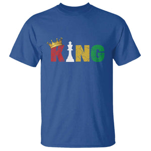 Funny Juneteenth King T Shirt Black Father Chess African American TS11 Royal Blue Print Your Wear