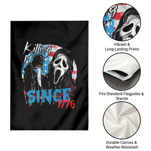 Funny Killing It Since 1776 Garden Flag Horror Movie 4th Of July USA Ghost TS11 Print Your Wear