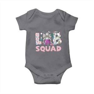 Funny Lab Squad Chemistry Laboratory Week Baby Onesie TS11 Charcoal Print Your Wear