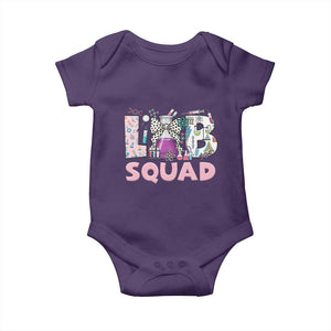 Funny Lab Squad Chemistry Laboratory Week Baby Onesie TS11 Purple Print Your Wear