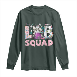 Funny Lab Squad Chemistry Laboratory Week Long Sleeve Shirt TS11 Dark Forest Green Print Your Wear