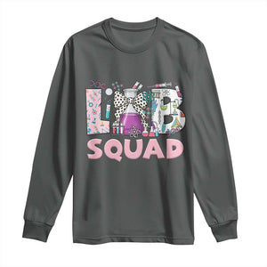 Funny Lab Squad Chemistry Laboratory Week Long Sleeve Shirt TS11 Dark Heather Print Your Wear