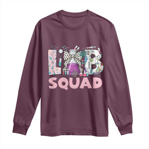 Funny Lab Squad Chemistry Laboratory Week Long Sleeve Shirt TS11 Maroon Print Your Wear