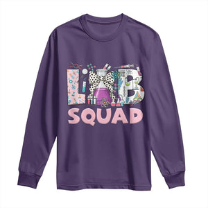 Funny Lab Squad Chemistry Laboratory Week Long Sleeve Shirt TS11 Purple Print Your Wear