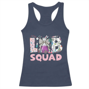 Funny Lab Squad Chemistry Laboratory Week Racerback Tank Top TS11 Navy Print Your Wear