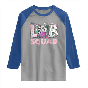 Funny Lab Squad Chemistry Laboratory Week Raglan Shirt TS11 Sport Gray Royal Print Your Wear