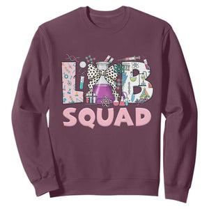 Funny Lab Squad Chemistry Laboratory Week Sweatshirt TS11 Maroon Print Your Wear