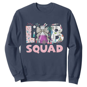Funny Lab Squad Chemistry Laboratory Week Sweatshirt TS11 Navy Print Your Wear