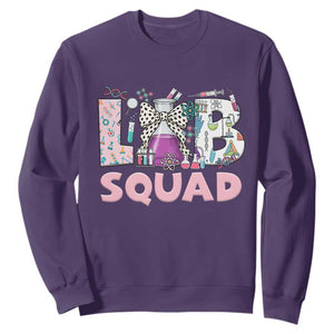 Funny Lab Squad Chemistry Laboratory Week Sweatshirt TS11 Purple Print Your Wear