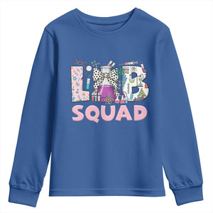 Funny Lab Squad Chemistry Laboratory Week Youth Sweatshirt TS11 Royal Blue Print Your Wear
