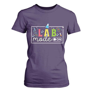 Funny Laboratory Scientist T Shirt For Women Lab Mode On Chemistry Medical TS11 Purple Print Your Wear