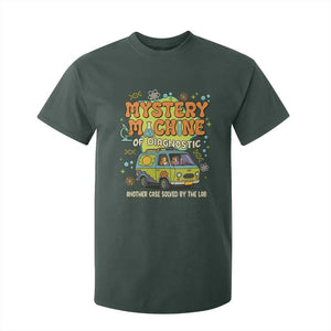 Funny Laboratory Week Scientist T Shirt For Kid Mystery Machine Of Diagnostic Chemistry Medical Van TS11 Dark Forest Green Print Your Wear