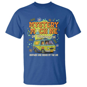 Funny Laboratory Week Scientist T Shirt Mystery Machine Of Diagnostic Chemistry Medical Van TS11 Royal Blue Print Your Wear