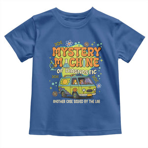Funny Laboratory Week Scientist Toddler T Shirt Mystery Machine Of Diagnostic Chemistry Medical Van TS11 Royal Blue Print Your Wear