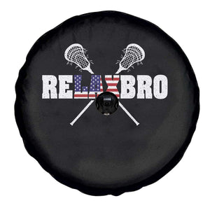Funny Lacrosse Spare Tire Cover American Flag Relax Bro Lax Lover Joke TS10 Print Your Wear