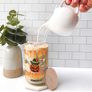 Funny Let's Get Smashed Glass Can Oktoberfest Pumpkin Beer Tyrolean Hat TS11 Print Your Wear