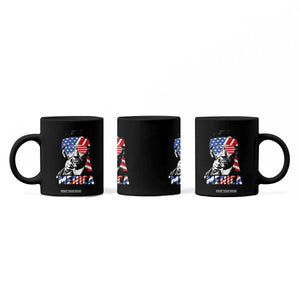 Funny Lincoln 4th Of July Merica Coffee Mug Abe American Flag TS10 Print Your Wear