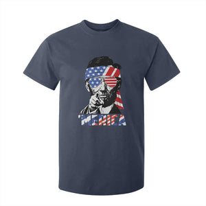 Funny Lincoln 4th Of July Merica T Shirt For Kid Abe American Flag TS10 Navy Print Your Wear