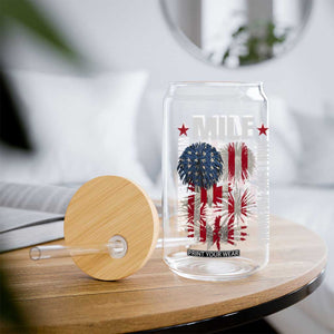 Funny MILF Man I Love Fireworks Glass Can American Patriotic July 4th US Flag TS11 Print Your Wear