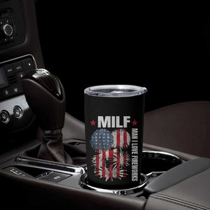 Funny MILF Man I Love Fireworks Tumbler Cup American Patriotic July 4th US Flag TS11 Print Your Wear