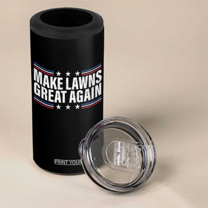 Funny Make Lawns Great Again 4 in 1 Can Cooler Tumbler Lawn Mower Dad Gardener TS11 Print Your Wear
