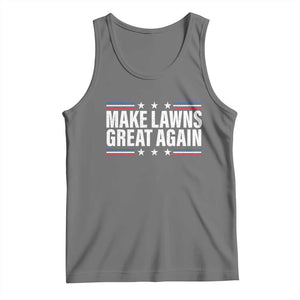 Funny Make Lawns Great Again Tank Top Lawn Mower Dad Gardener TS11 Black Heather Print Your Wear