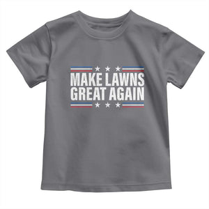 Funny Make Lawns Great Again Toddler T Shirt Lawn Mower Dad Gardener TS11 Charcoal Print Your Wear