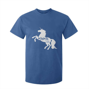 Funny Mama Unicorn T Shirt For Kid Mamacorn Mommy Mother's Day TS11 Royal Blue Print Your Wear