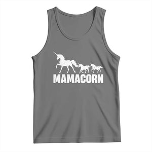 Funny Mama Unicorn Tank Top Mamacorn Mother's Day TS11 Black Heather Print Your Wear