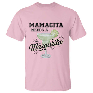 Funny Mamacita Needs A Margarita T Shirt Magarita Cocktail Lover TS11 Light Pink Print Your Wear