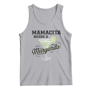 Funny Mamacita Needs A Margarita Tank Top Magarita Cocktail Lover TS11 Athletic Heather Print Your Wear
