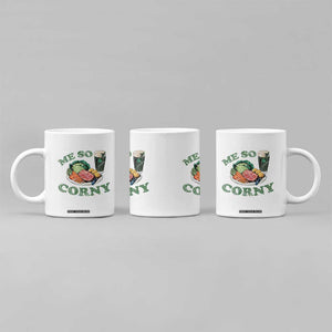 Funny Me So Corny Coffee Mug Corned Beef And Cabbage Beer St Patrick's Day Drinking TS02 Print Your Wear