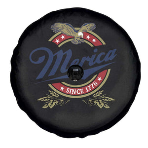 Funny Merica Since 1776 Spare Tire Cover 4th of July Beer Lover Eagle TS11 Print Your Wear