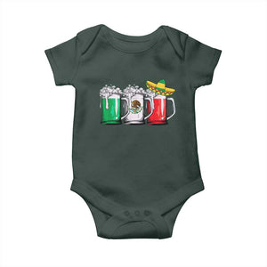 Funny Mexican Baby Onesie Mexico Beer Mexican Flag Sombrero Hat TS10 Print Your Wear