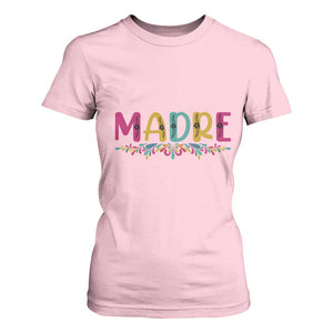 Funny Mexican Spanish Latina Mom Madre T Shirt For Women Mexican Flowers TS11 Light Pink Print Your Wear