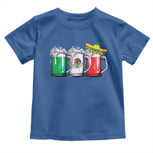 Funny Mexican Toddler T Shirt Mexico Beer Mexican Flag Sombrero Hat TS10 Royal Blue Print Your Wear