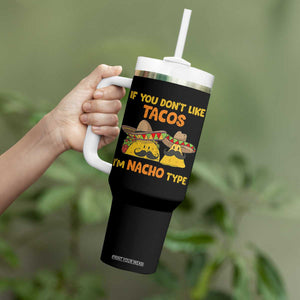 Funny Mexican Tumbler With Handle Adult Humor Mexican Food Taco Nacho TS10 Print Your Wear