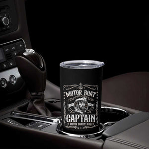 Funny Motor Boat Captain Tumbler Cup Pontoon Boating Motor Boatin Lake TS11 Print Your Wear