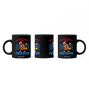 Funny My Farts Smell Like Freedom Coffee Mug July 4th Hot Dog Lover TS11 Print Your Wear