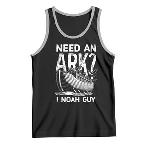 Funny Need An Ark I Noah Guy Tank Top Christian Pun TS11 Black Athletic Heather Print Your Wear