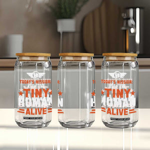 Funny New Dad Glass Can First Time Father Grandpa Keep Tiny Human Alive TS10 Print Your Wear