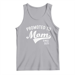 Funny New Mom Promoted To Mom Since 2025 Tank Top Baby Announcement TS11 Athletic Heather Print Your Wear